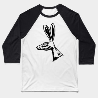 Dark Hare Baseball T-Shirt